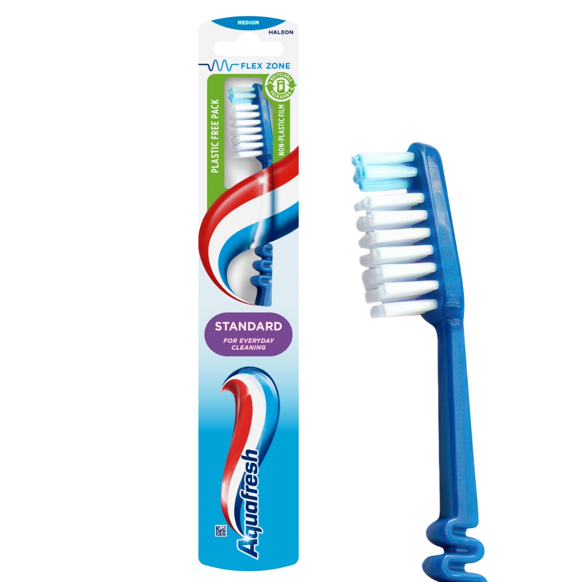 Periuta de dinti Standard Medium, 1 bucata, Aquafresh