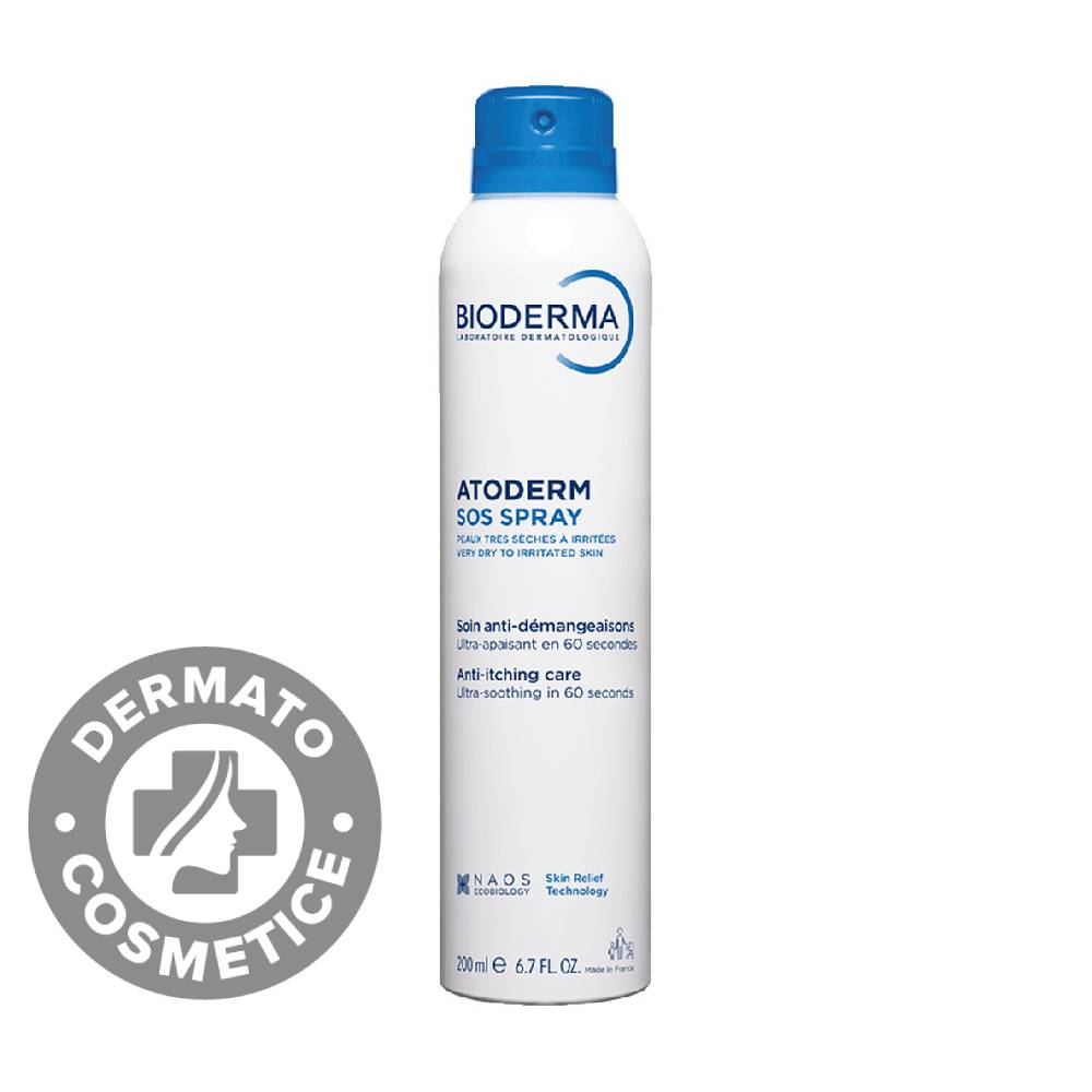 Spray SOS pentru calmarea mancarimilor Atoderm, 200ml, Bioderma