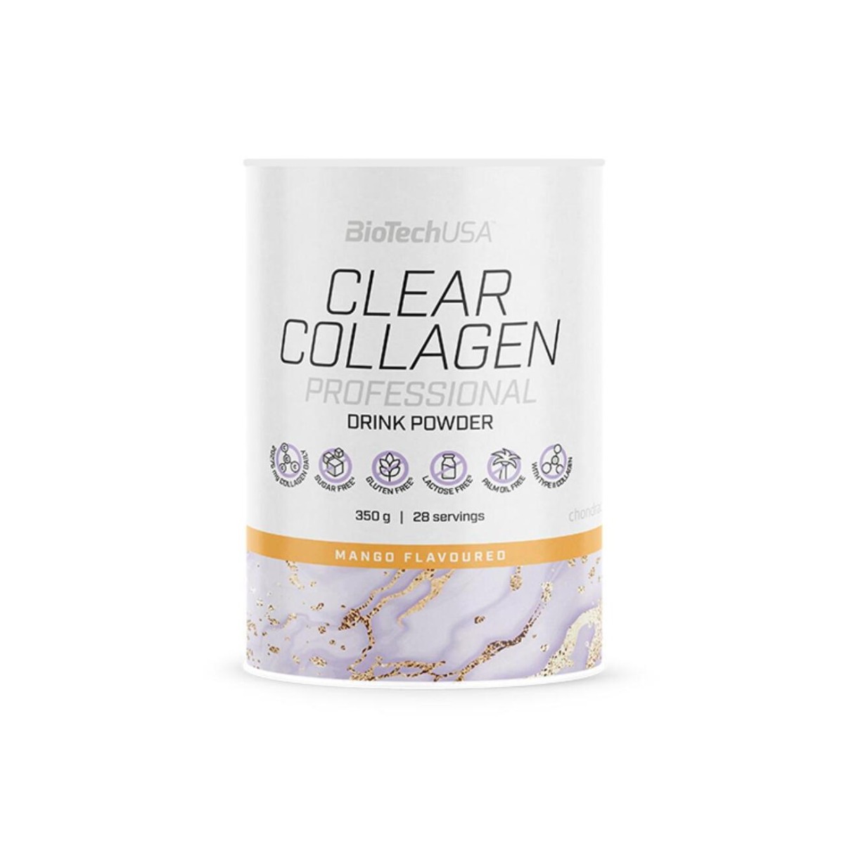 Clear Collagen Proffesional cu aroma de mango, 350g, BiotechUSA
