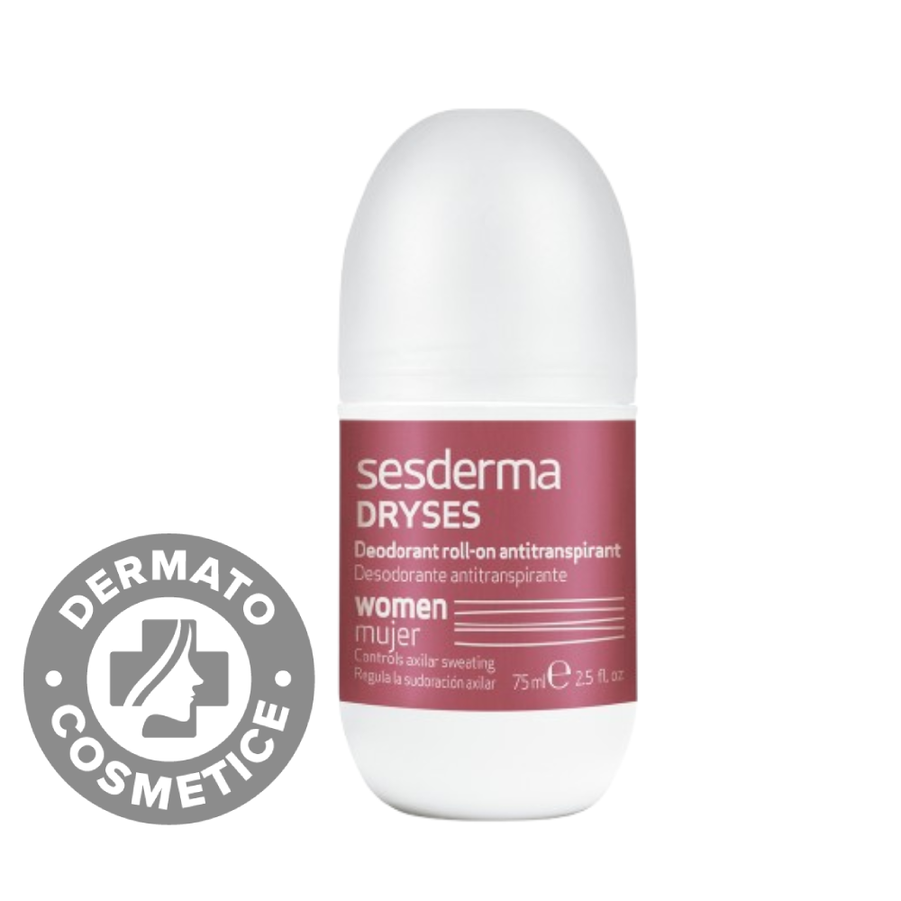 Deodorant roll-on antiperspirant pentru femei Dryses, 75ml, Sesderma