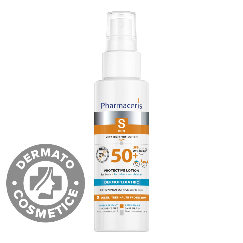 Spray cu protectie solara SPF50+ pentru copii S, 150ml, Pharmaceris