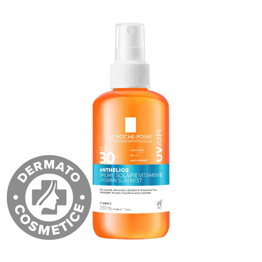 Spray solar cu Vitamine SPF30 Anthelios UVAir, 200ml, La Roche-Posay