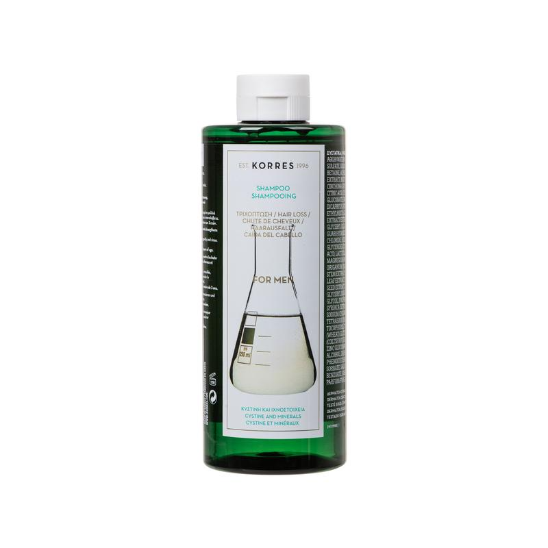 Sampon pentru barbati Cystine and Minerals, 400ml, Korres