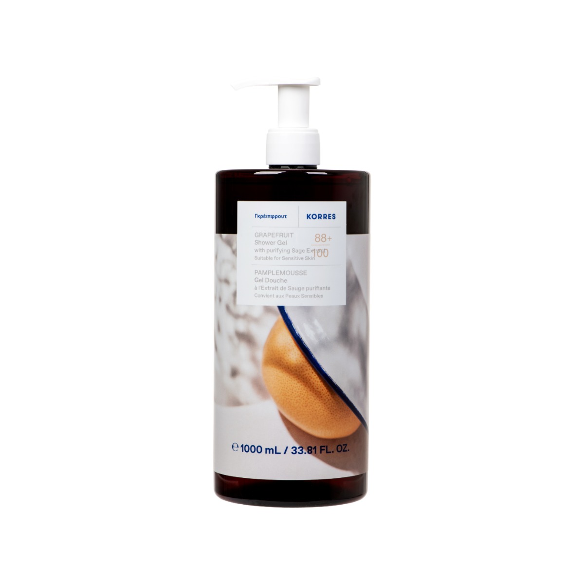 Gel de dus Grapefruit, 1000ml, Korres