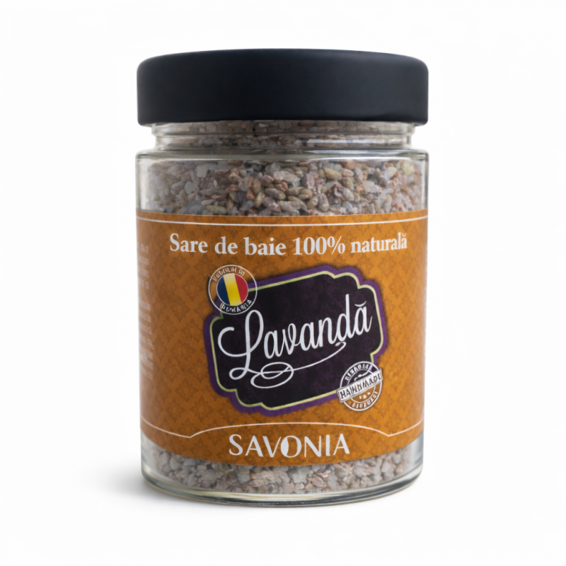 Sare de baie cu lavanda, 350g, Savonia