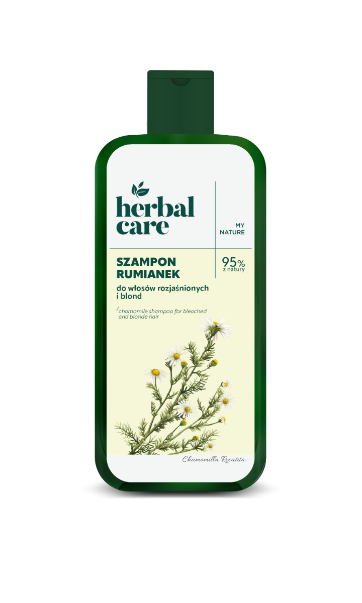 Sampon cu extract de musetel pentru par decolorat sau blond Herbal Care, 330ml, Farmona