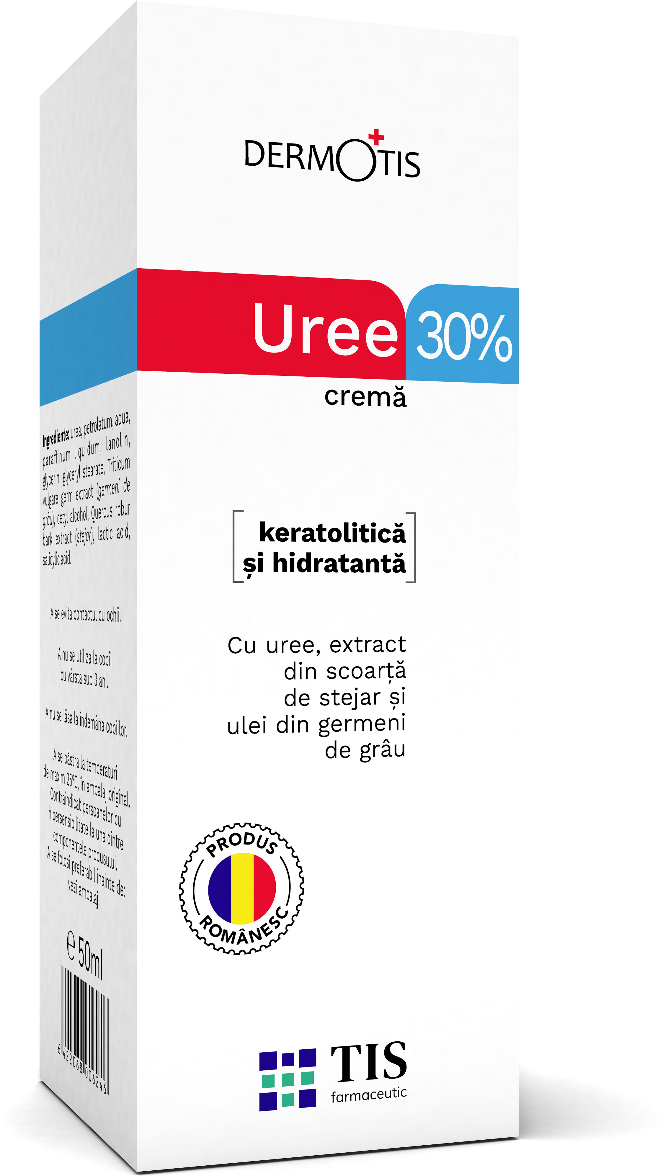 Crema cu Uree 30%, 50 ml, Tis Farmaceutic