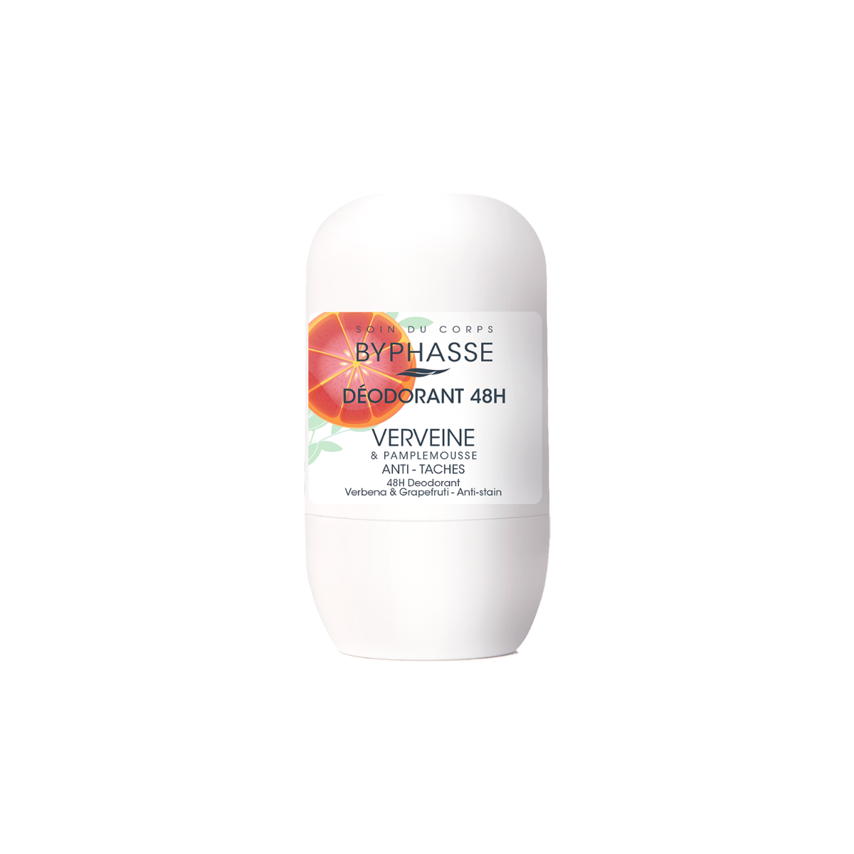 Deodorant roll-on 48h cu Verbina si Grapefruit, 50ml, Byphasse