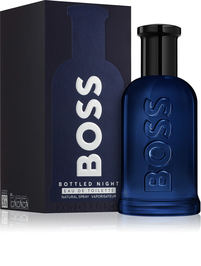 Apa de toaleta pentru barbati Bottled Night, 100ml, Hugo Boss