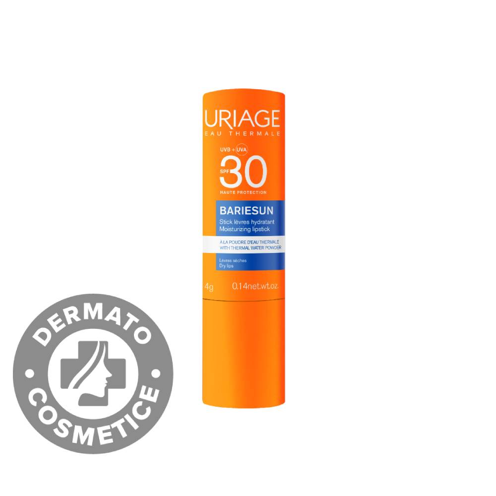 Stick protectie solara de buze SPF30 Bariesun, 4g, Uriage