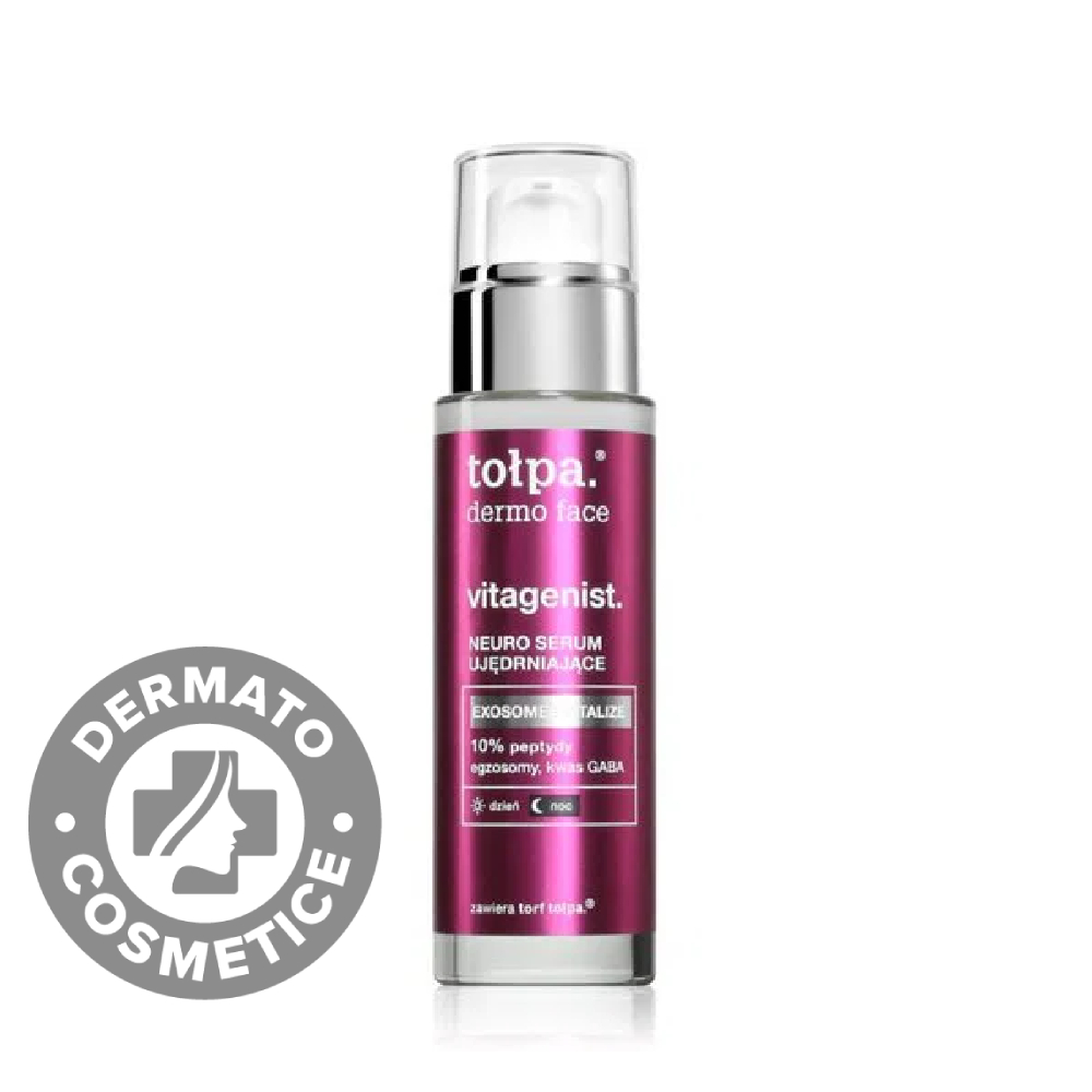Ser cu peptide pentru fermitatea pielii Dermo Face Vitagenist, 30ml, Tolpa