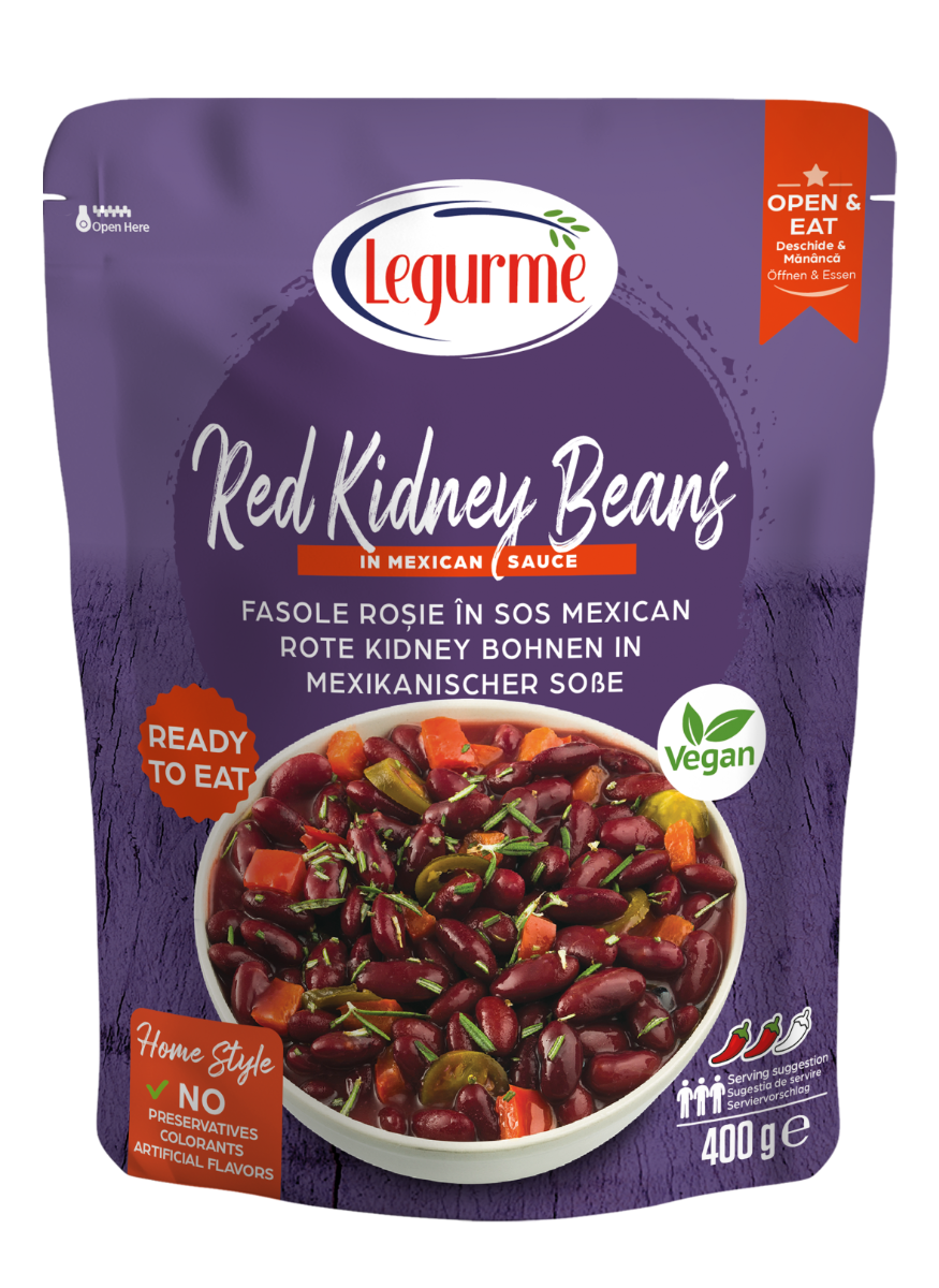 Fasole Rosie in Sos Mexican, 250g, Legurme