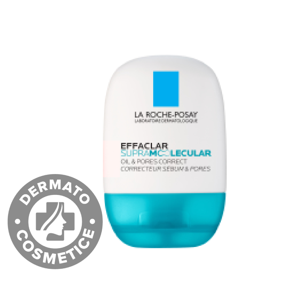 Gel-crema matifiant corector pentru tenul gras cu imperfectiuni Effaclar Supramolecular, 40ml, La Roche-Posay