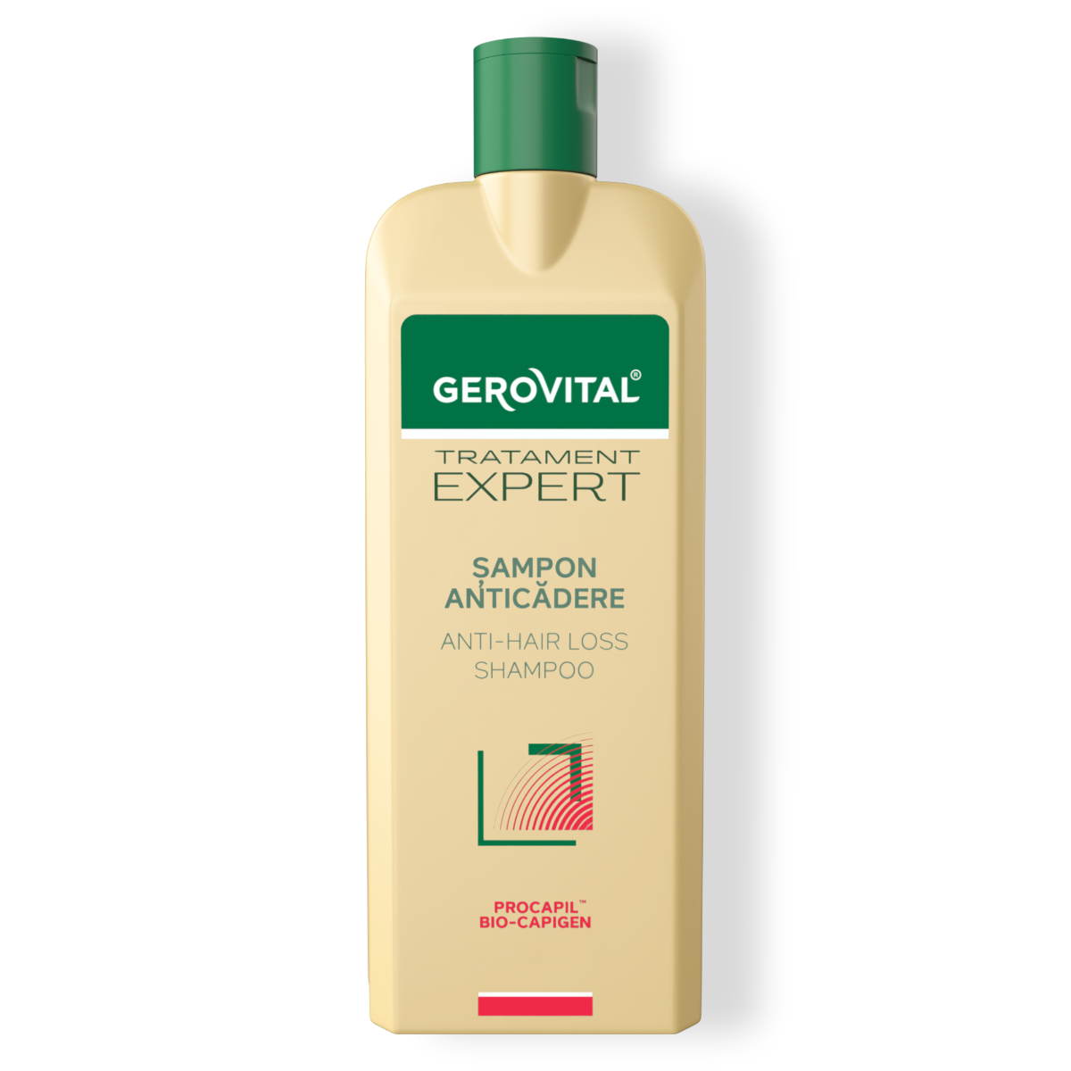 Șampon Anticădere Cu Procapil și Bio-capigen, Gerovital Tratament Expert, 250 Ml / 400 Ml