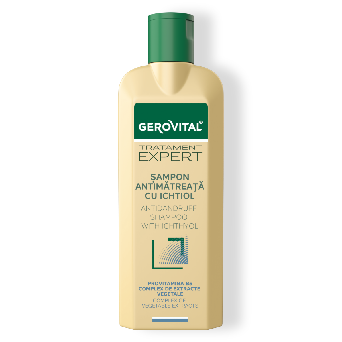 Șampon Antimătreață Cu Ichtiol Pentru Scalp Iritat, Gerovital Tratament Expert, 250 Ml