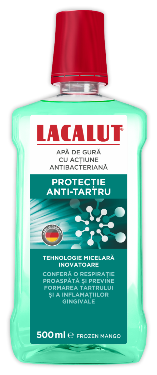 Apa de gura micelara protectie antitartru, 500ml, Lacalut