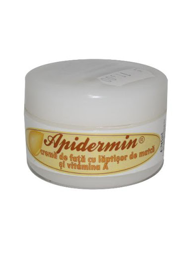 Crema de fata cu laptisor de matca si vitamina A, 50ml, Apidermin