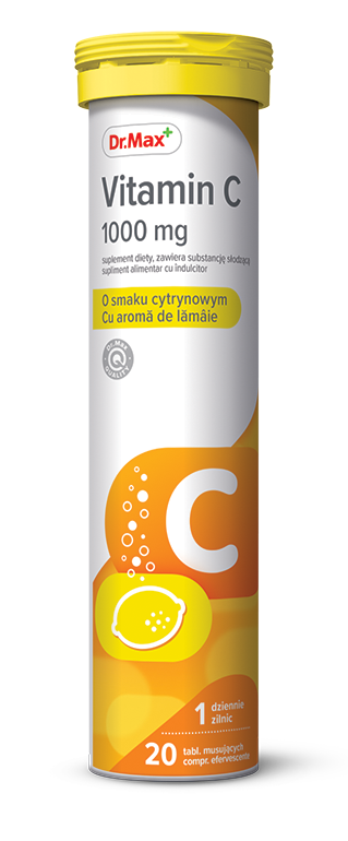 Dr. Max Vitamina C 1000mg, 20 comprimate efervescente