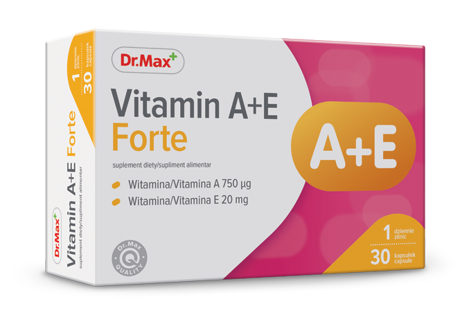 Dr. Max Vitamina A+E Forte, 30 capsule moi
