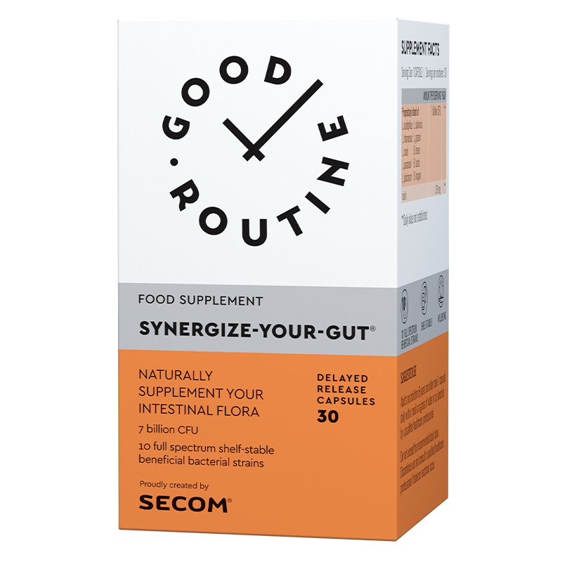 Synergize Your Gut Good Routine, 30 capsule, Secom