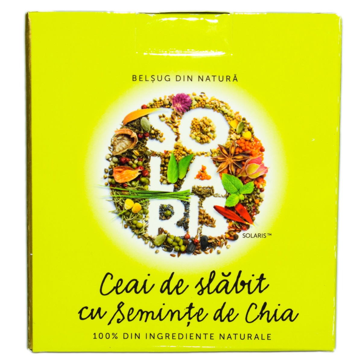 Ceai de slabit cu seminte de chia, 20 doze, Solaris