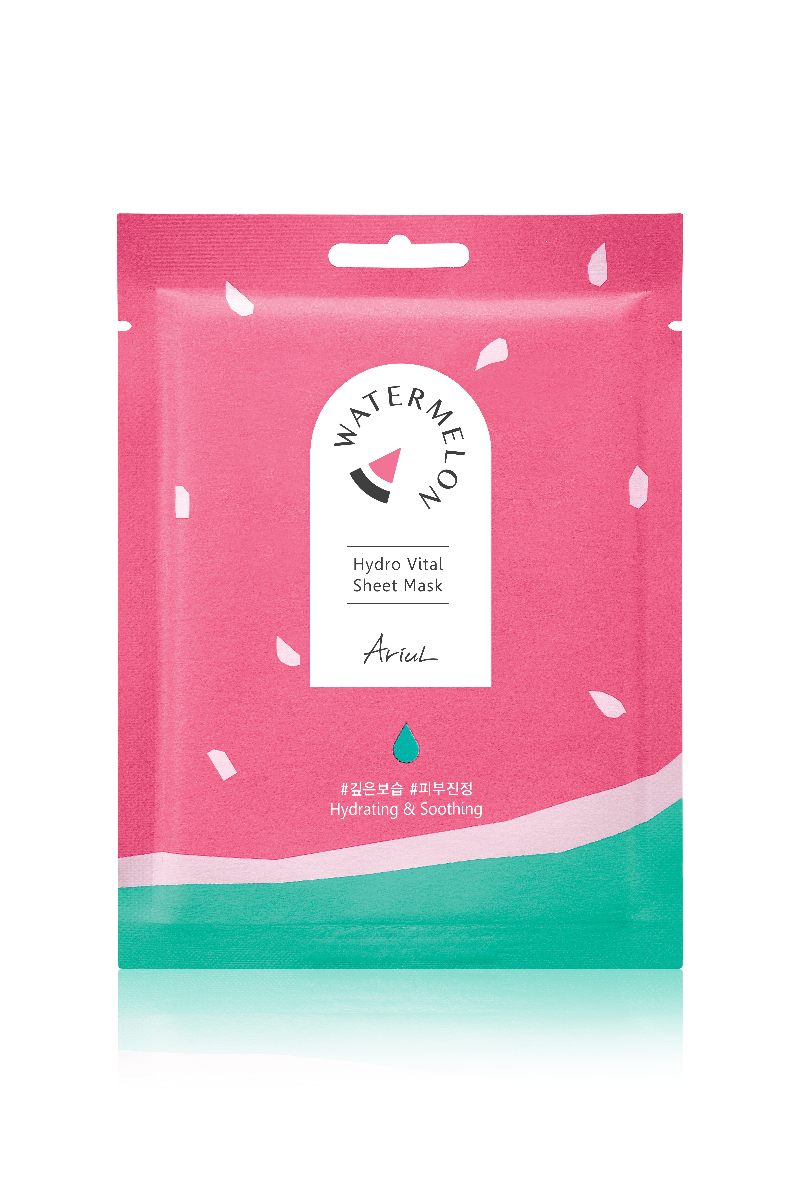 Masca servetel cu pepene rosu Watermelon Hydro Vital, 23ml, Ariul