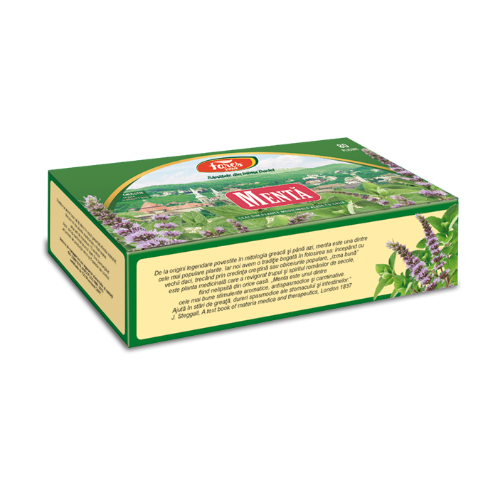 Ceai de menta, 80 plicuri, Fares