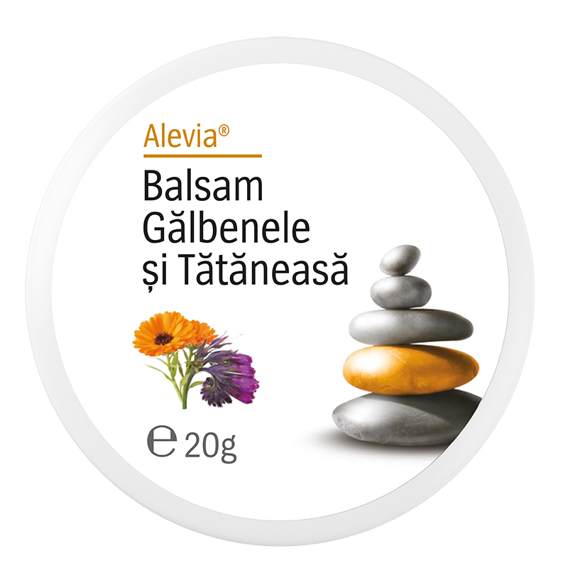 Balsam galbenele si tatanesa, 20g, Alevia