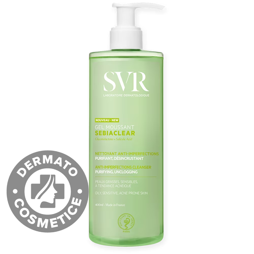 Gel spumant Sebiaclear, 400ml, SVR
