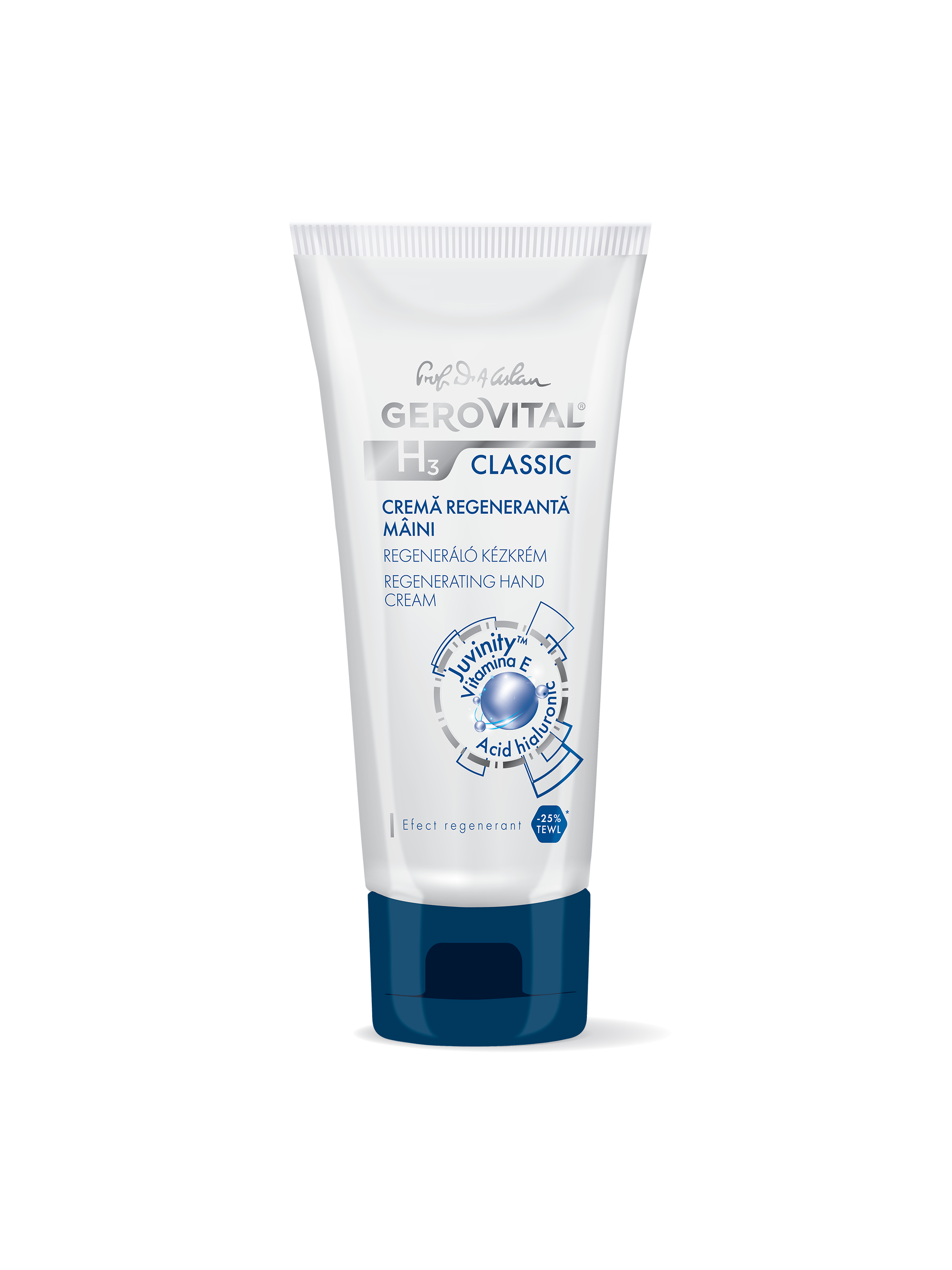 Cremă De Mini Regenerantă și Emolientă Cu Complex Anti-age Pentru Piele Uscată, Gerovital H3 Classic, 100 Ml