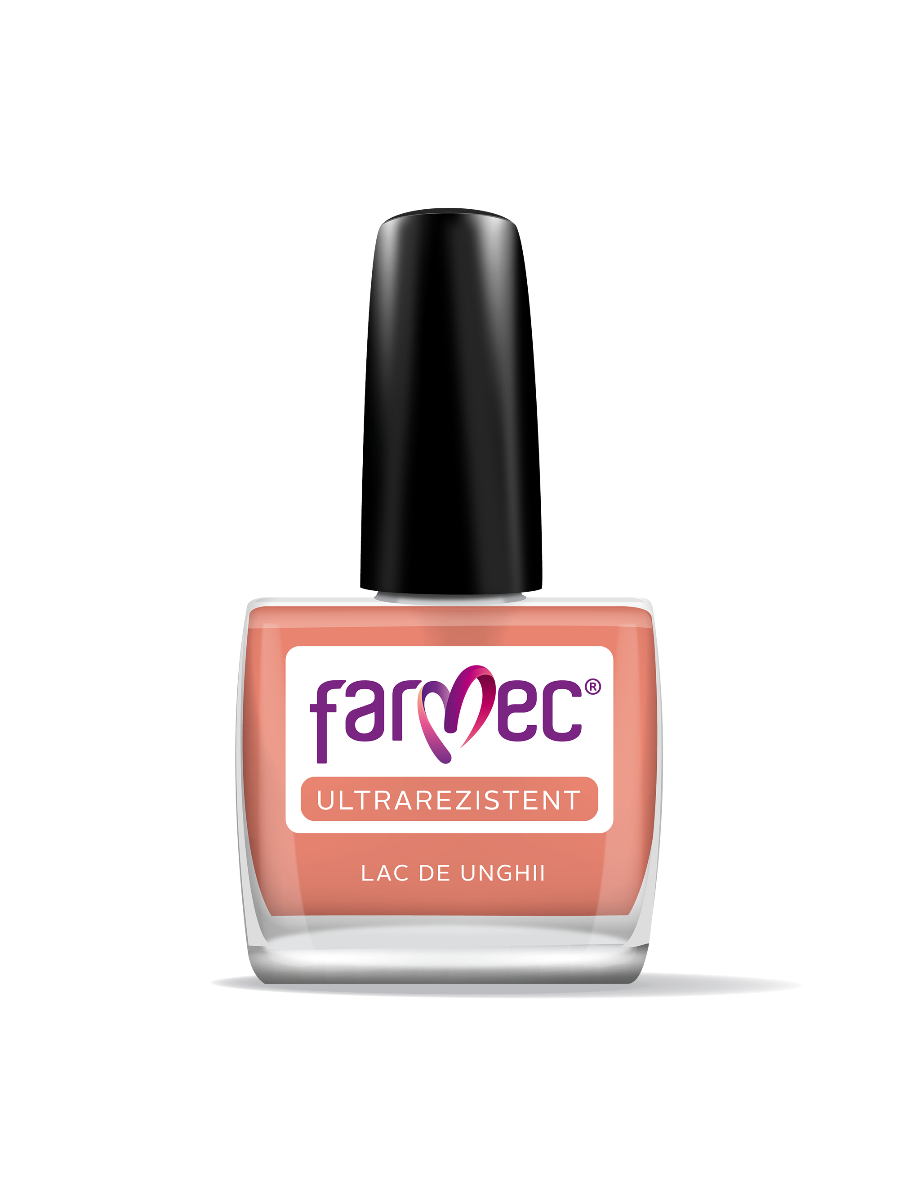 Farmec Ultrarezistent - Lac Pentru Unghii n Diferite Nuanţe - 72 - Living Coral