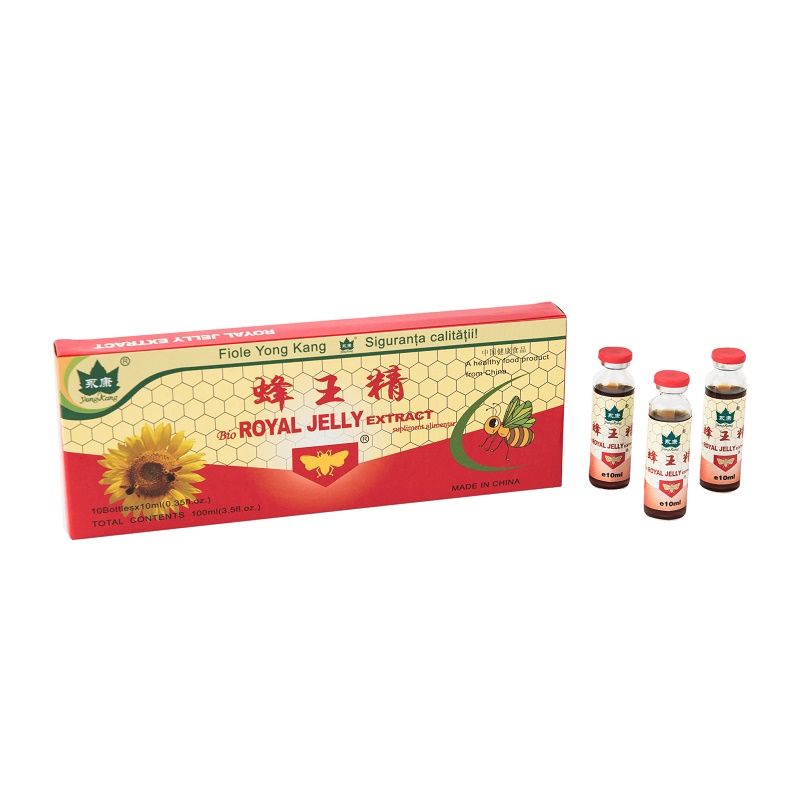 Royal Jelly, 10 fiole, Yongkang International