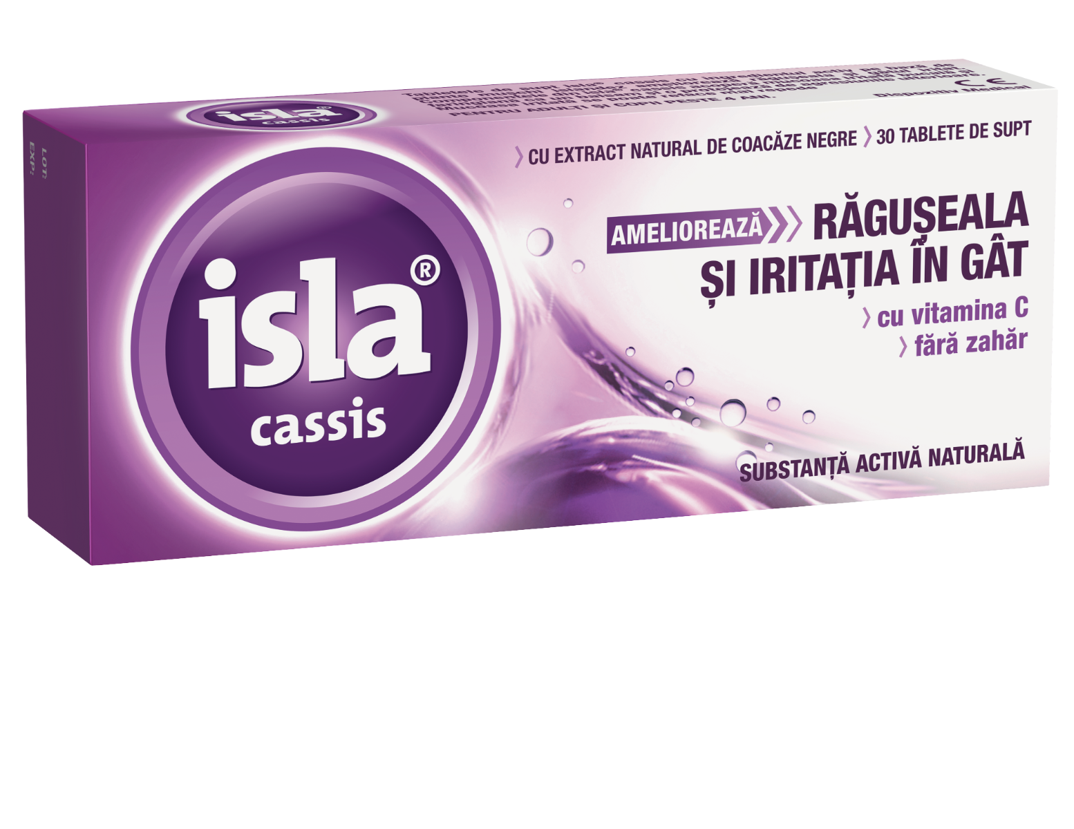 Isla Cassis, 30 tablete de supt, Engelhard Arzneimittel