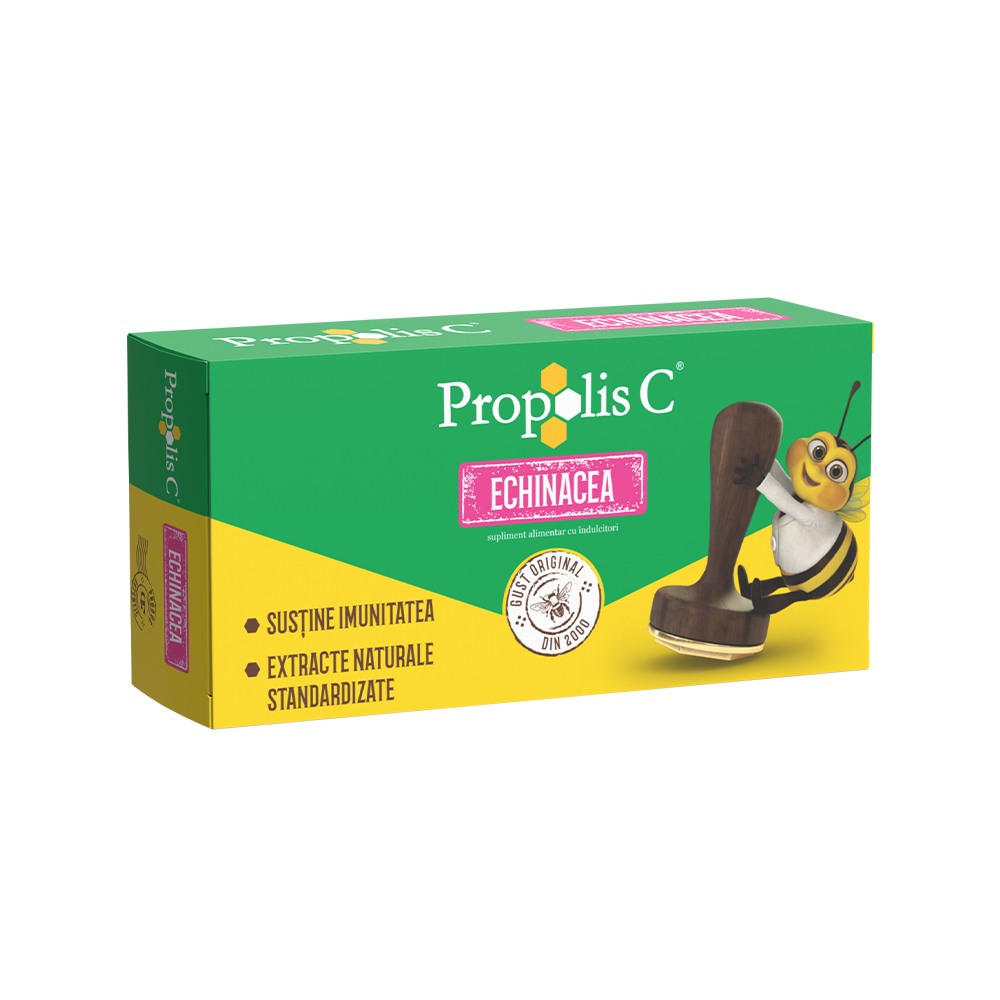 Propolis C Echinacea, 30 comprimate, Fiterman