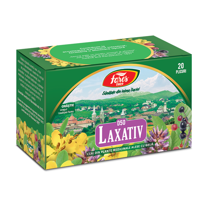 Ceai Laxativ, 20 plicuri, Fares