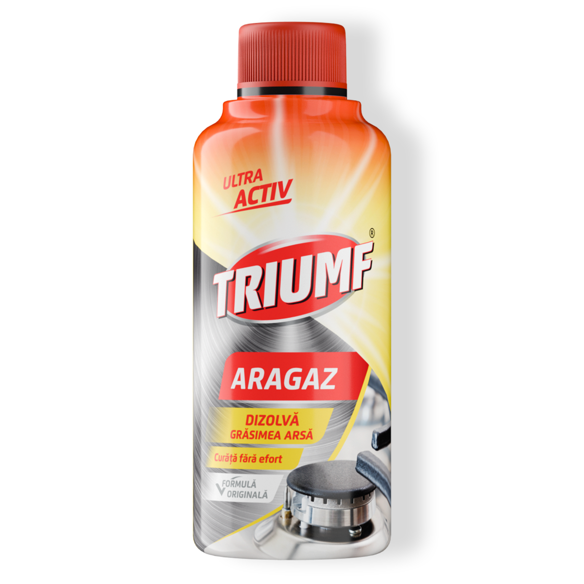 Triumf Degresant Pentru Aragaz, Dizolvă Grăsimea Arsă, Pentru Plite și Sticlă Termorezistentă, 375 Ml