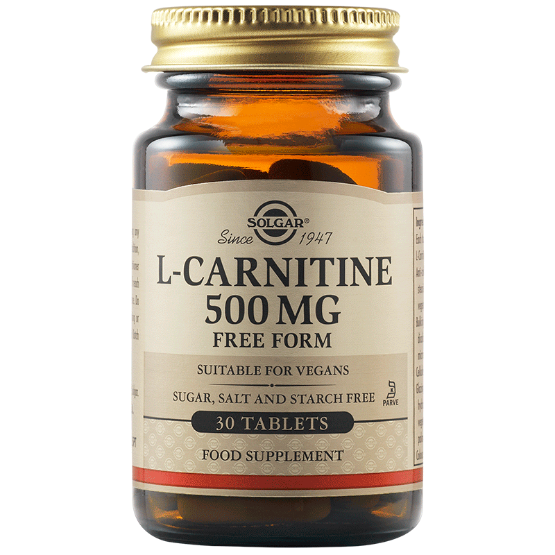 L-Carnitina, 30 tablete, Solgar