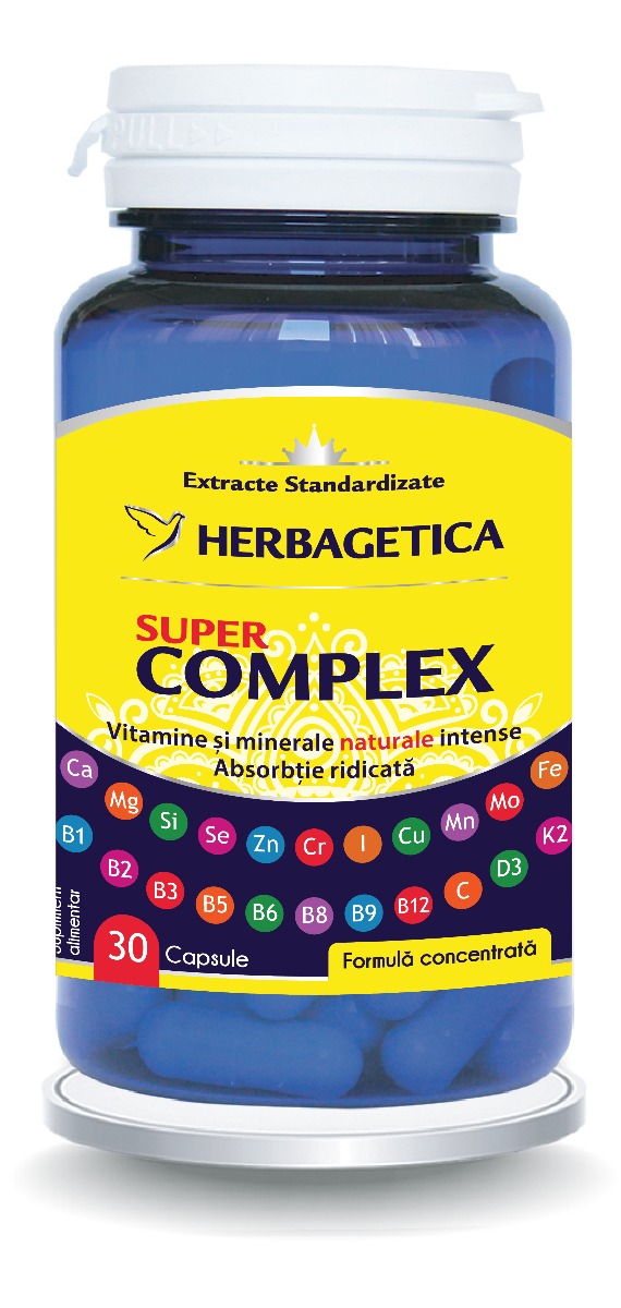 Super Complex, 30 capsule, Herbagetica
