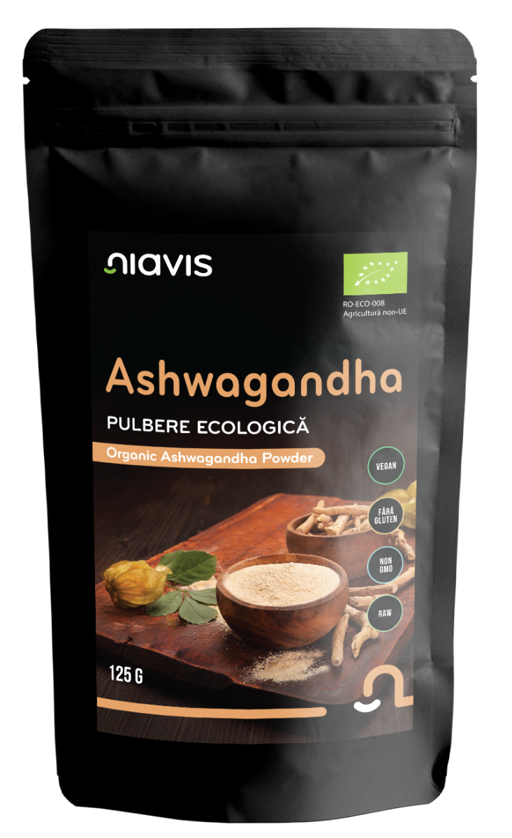 Ashwagandha Pulbere ecologica, 125g, Niavis