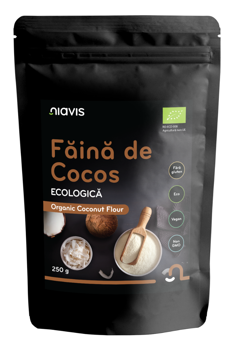 Faina de cocos ecologica, 250g, Niavis