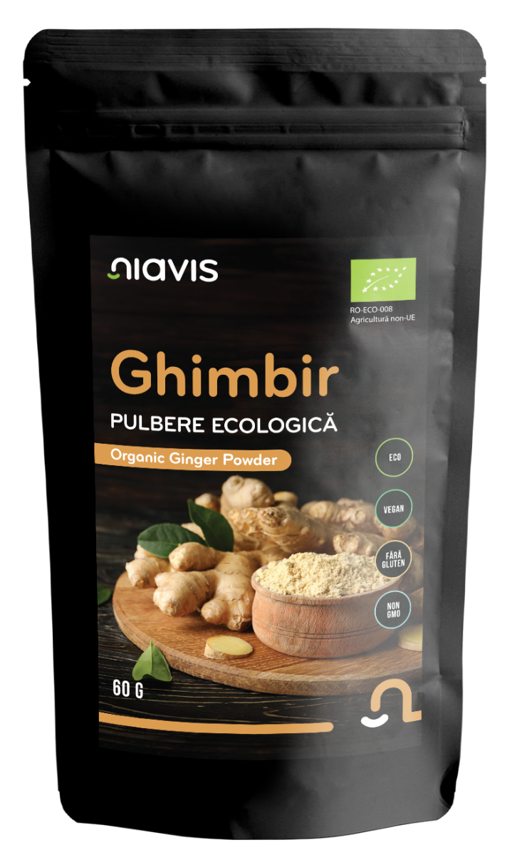 Ghimbir Pulbere ecologica, 60g, Niavis