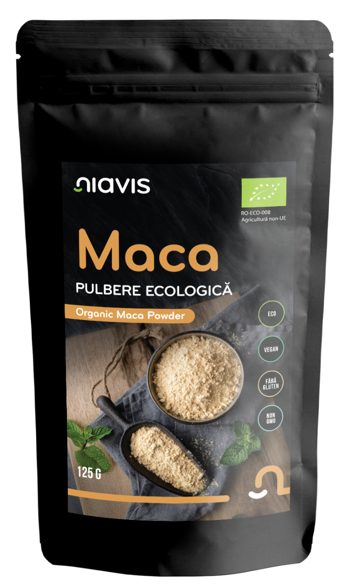 Maca Pulbere ecologica, 125g, Niavis