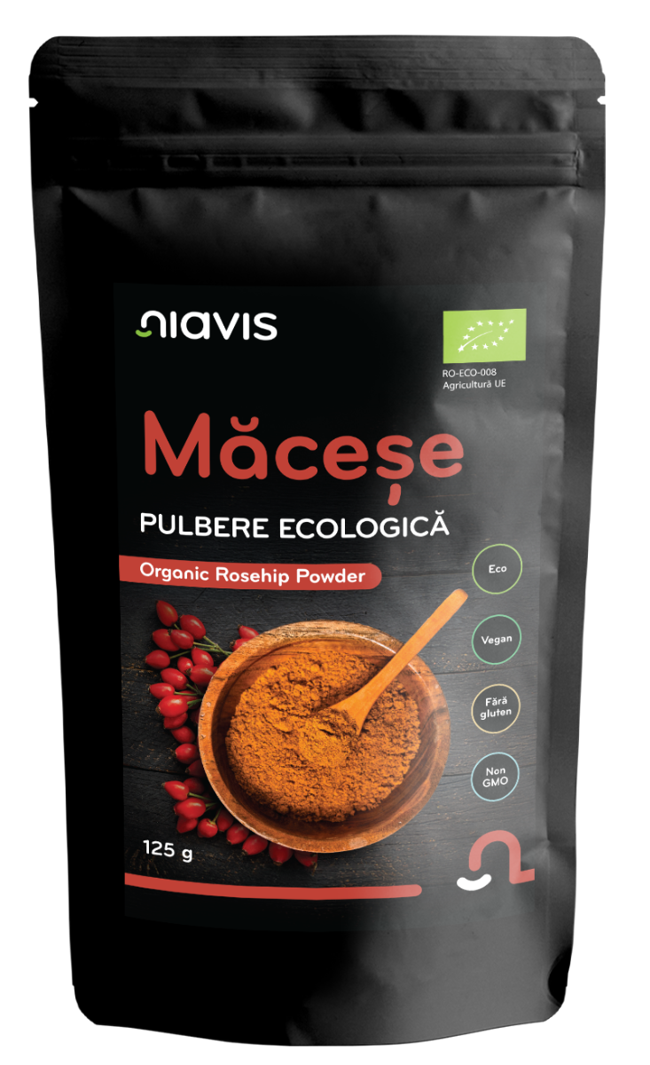Macese Pulbere ecologica, 125g, Niavis
