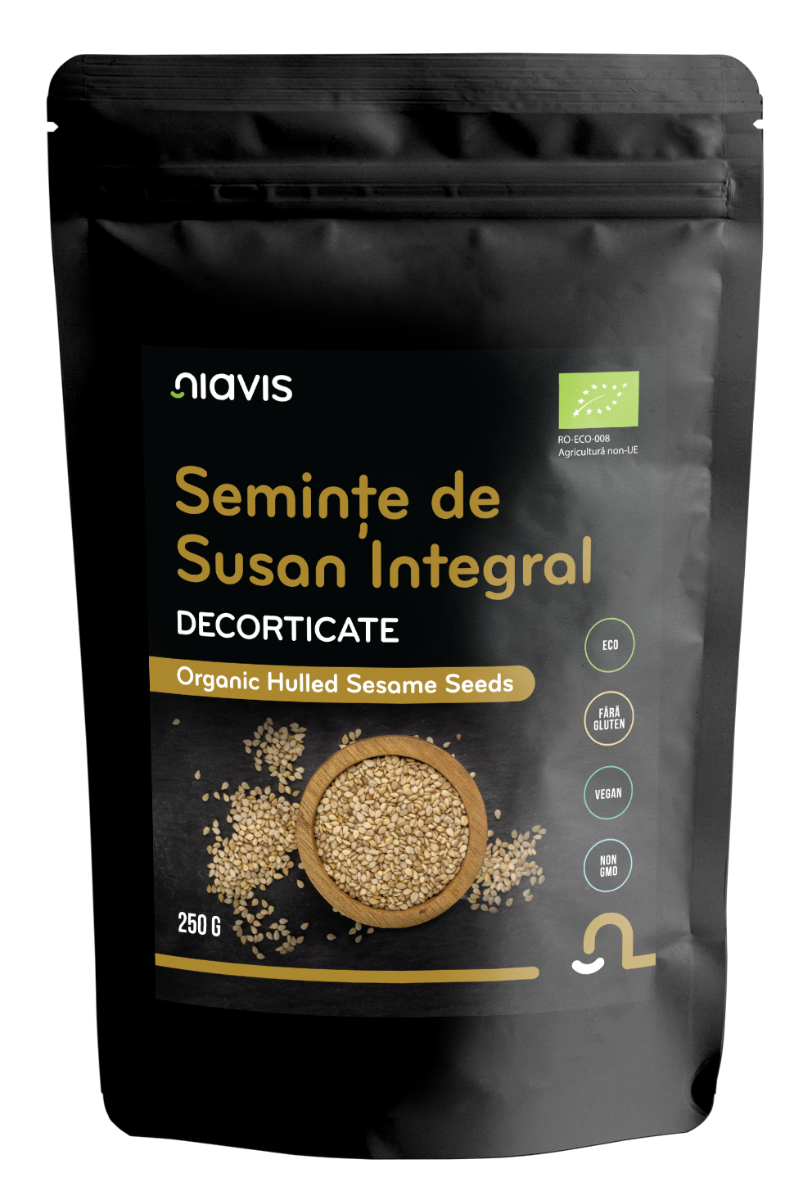 Seminte de susan integral ecologice, 250g, Niavis