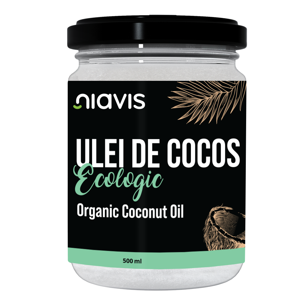 Ulei de cocos extravirgin ecologic, 500ml, Niavis