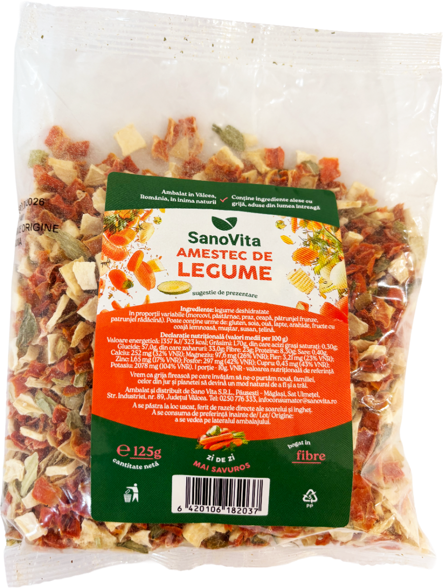 Amestec de legume, 125g, SanoVita