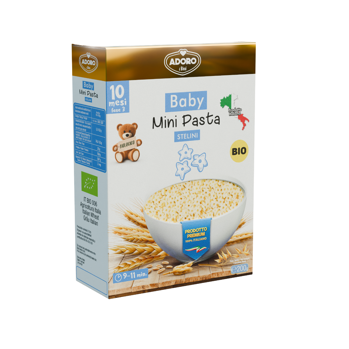 Paste Baby Steline 10 luni+, 200g, Adoro Bimbi