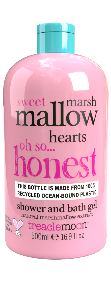Gel de dus Marshmallow hearts, 500ml, Treaclemoon