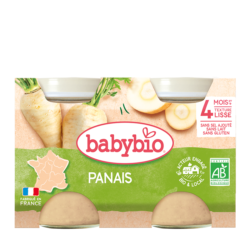 Piure de pastarnac Bio, 2 x 130g, BabyBio