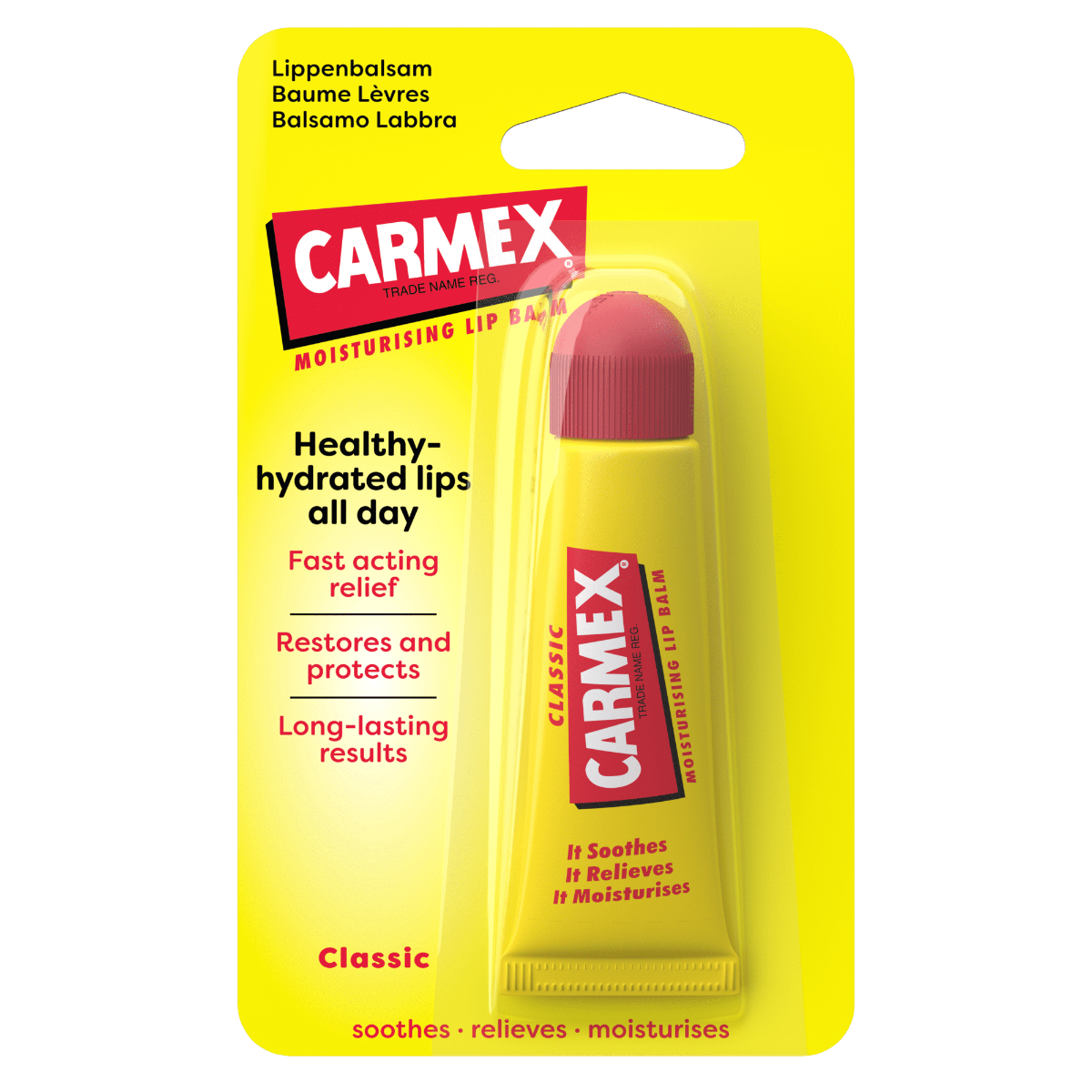 Balsam reparator pentru buze uscate si crapate, 10g, Carmex